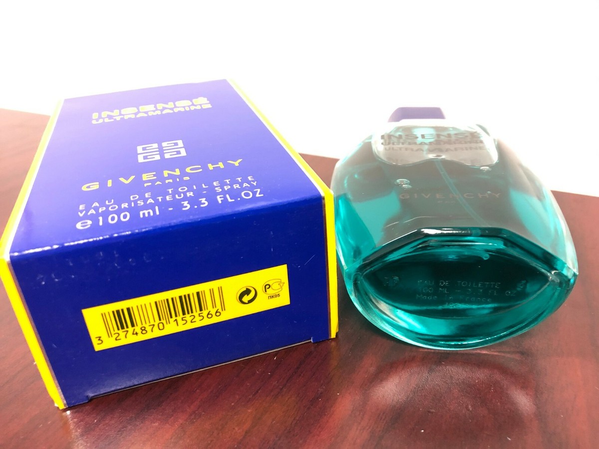 GIVENCHY INSENSE ULTRAMARINE 3.3 FL oz / 100 ML Eau De Toilette