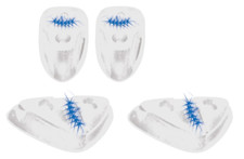360065 Set 4 Protections T4TUNE Blanche + LED pour Yamaha Slider 50 EU2 2009