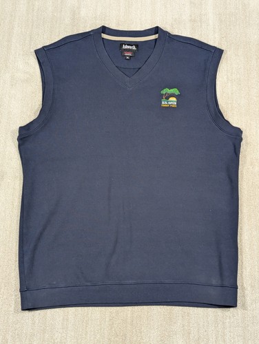Ashworth EZ TECH Men's XL Sleeveless Golf Polo 2008 U.S. Open Torrey Pines Blue