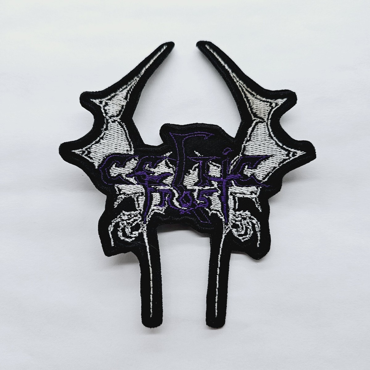 Celtic Frost Purple And White Logo EMBROIDERED PATCH | eBay