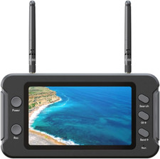 4.3" FPV Monitor with DVR 40CH 800 X 480 IPS Display Receiver Built in Battery 5