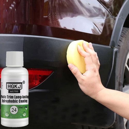 20ml Car Plastic Part Refurbish Agent W/ Sponge Cleaning Restoration Accessories - Picture 13 of 15