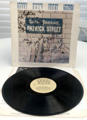 PATRICK STREET SIF 1071 1987 VINYL LP SCHALLPLATTENCOVER SIGNIERT VON BANDMITGLIEDERN