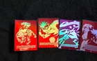 Topps Animax NARUTO RED CRYSTAL Limited HOLOFOIL All 4 CARDS NM Top Loaded 2024