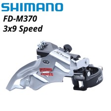 Shimano Aluts FD-M370 9/27 Speed MTB Bike Front Derailleur Dual Pull 31.8/34.9MM