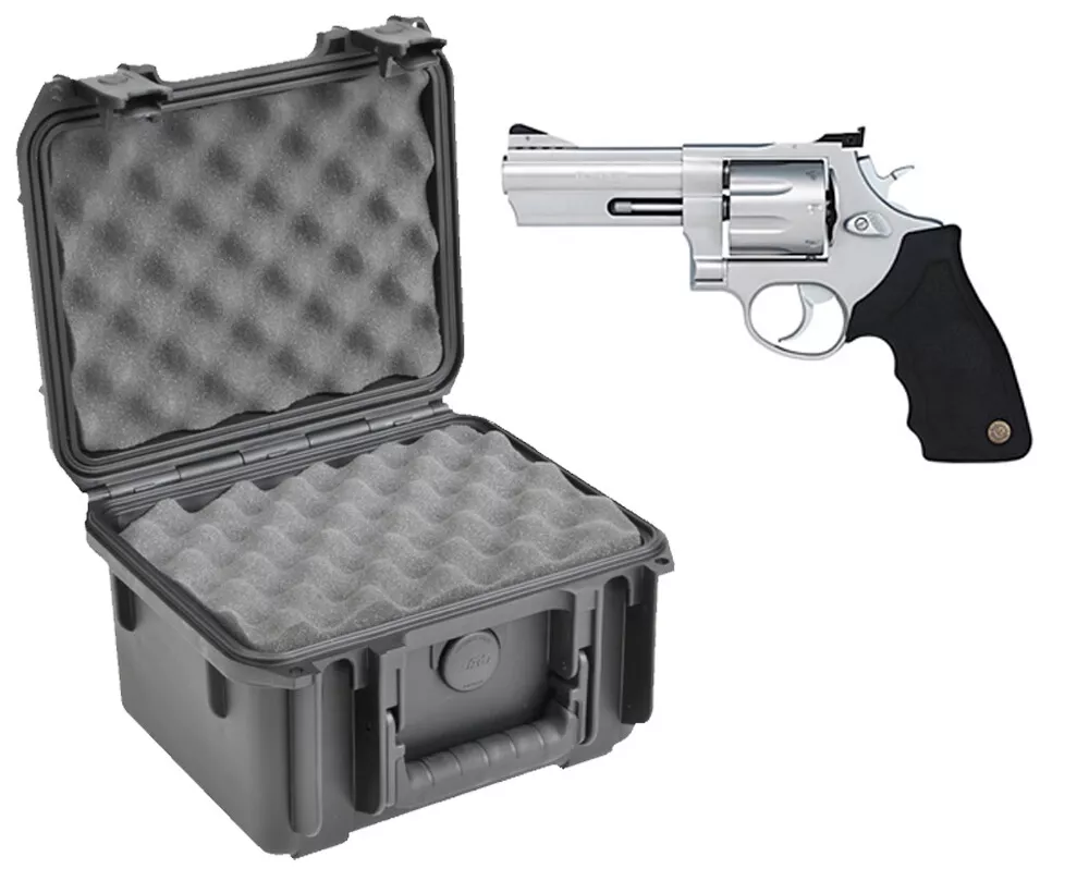 SKB Waterproof Plastic Gun Case Taurus 608 Eight Shot .357 Handgun Revolver  789270090781