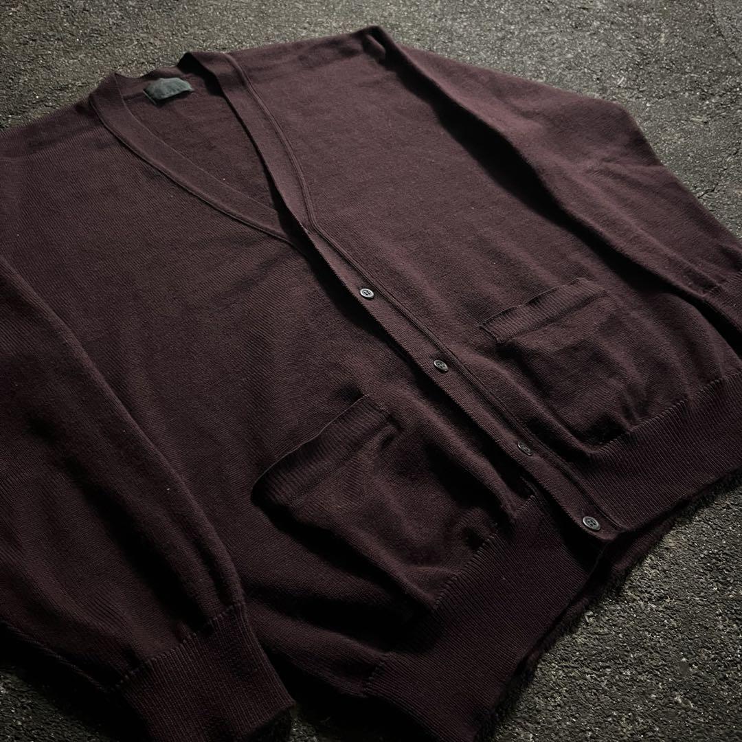 Yohji Yamamoto 90s Archive Knit Cardigan Vintage Gothic Grunge  