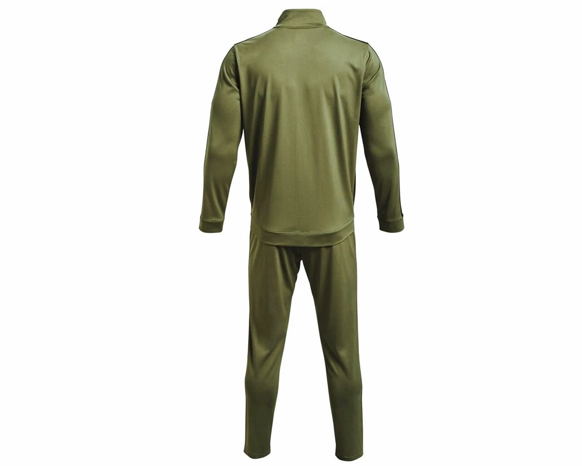 Under Armour 1357139 361 Men s UA EMEA Tracksuit Khaki Jogsuit eBay