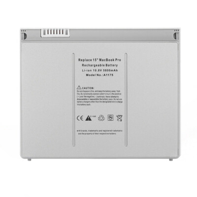 REPLACEMENT A1175 BATTERY FOR MACBOOK PRO 15 A1150 A1211 A1226 A1260 62WHR