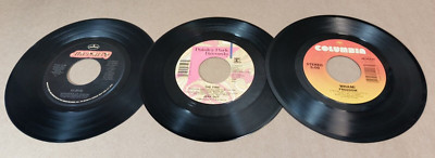 1970s & 1980s Pop Rock 45RPM singles. Cleaned. New sleeves. VG+. 45 rpm records