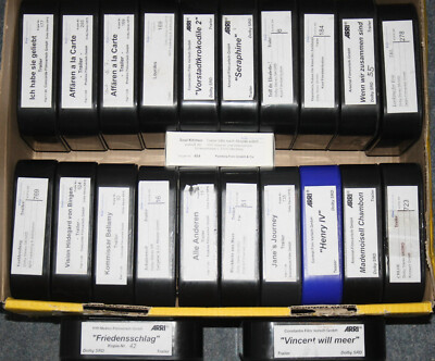 35mm-Filmtrailer Konvolut Kinowerbung diverse Arthouse-Filme 2008 2010 Lot #CP04
