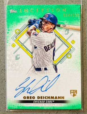 2022 Topps Inception #BRES-GD Greg Deichmann /125 Green Rookies Emerging RC Auto