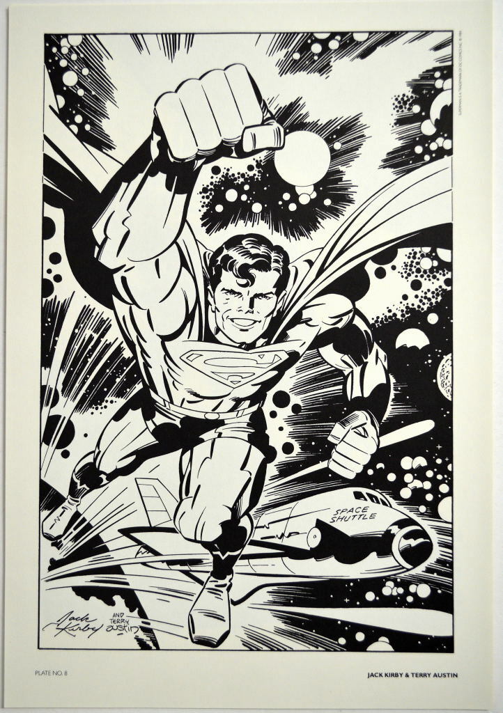スーパーマン#400(1984) FRANK MILLER Rare SUPERMAN 400 Lithograph Print 1984
