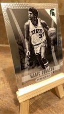 2021-22 Panini Prizm Draft Picks - Flashback Silver Prizm #15 Magic Johnson