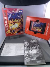 Disney's Aladdin Sega Genesis Complete in Box - Cardboard