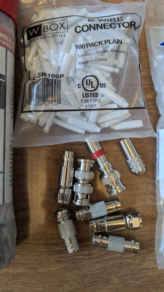 Lot 100+ Belden BNC 1-Piece Compression Connectors RG59 FS6RCAU-R FS59BNCSL-R - Image 4 of 4