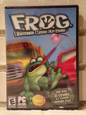 frantic rush of green --- f.r.o.g. --- adventure computer game --- new