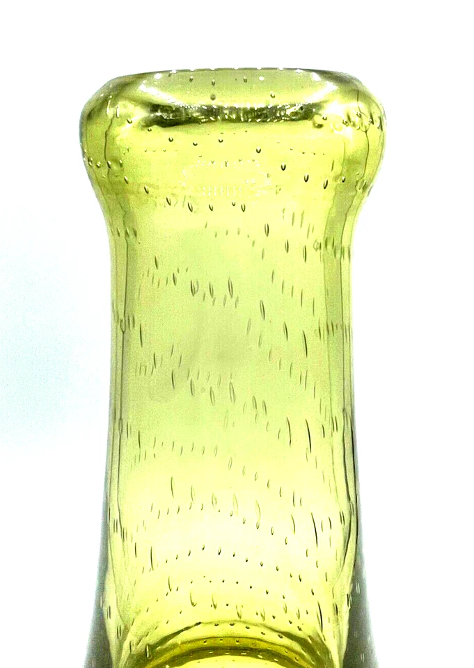 Antik WMF Perlora Glas Vase 30erJ - 40erJ schwer H 31,5 cm seltene Form + Farbe - Bild 3 von 4