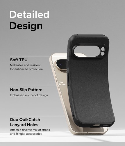 Coque antidérapante pour Google Pixel 9 Pro XL / Pro / 9 | Ringke [Onyx/Onyx magnétique] - Photo 85 sur 217