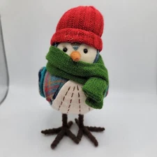 Target Wondershop Spritz Fabric Bird 'Trapper' with Hat & Scarf, Holiday Decor