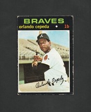 1971 Topps Orlando Cepeda #195 ~~ HOF ~~ Tough Card