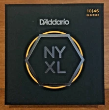 D'Addario NYXL1046-3P Nickel Wound Electric Guitar Strings, Regular Light, 10-46