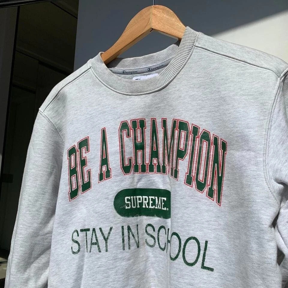 Supreme x Champion Reverse Weave SS18 Crewneck