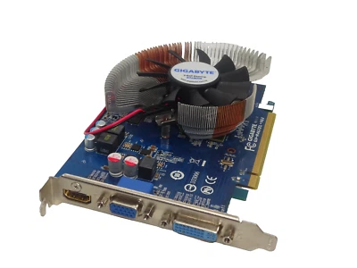 GIGABYTE HD 4670 1GB DDR3 SDRAM PCI-e DVI VGA HDMI MIT ZALMAN KÜHLER #GK11515 - Bild 1 von 2
