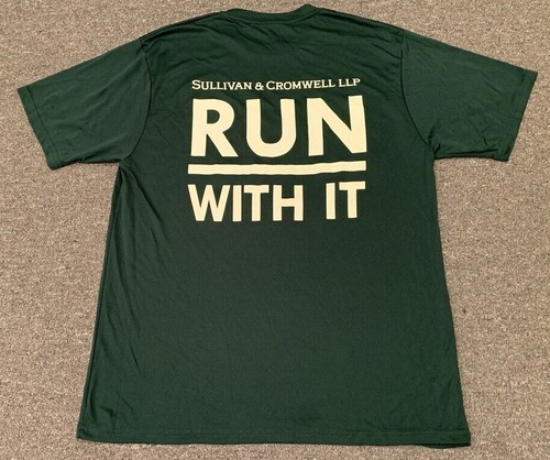 Sullivan & Cromwell LLP JP Morgan Corporate Challenge Laufshirt Gr. L Race