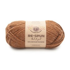  1 Skein Lion Brand Yarn 843-125V Re-Spun Thick  Quick Yarn, Cider