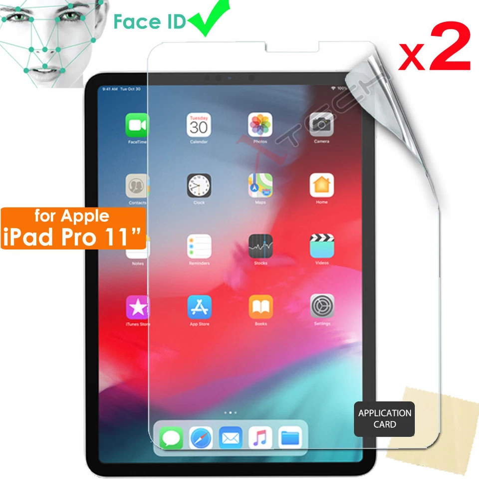 NOT SPECIFIED 2x CLEAR Screen Protectors Guards for Apple iPad Pro 11" 2022, 2021, 2020, 2018