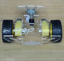 2WD Smart Robot Car Chassis Kit/Speed encoder Battery Box Arduino 2 motor 1:48