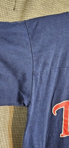 Vintage MLB Minnesota Twins Baseball Early T-shirt HTF Jersey VTG Cities - Picture 3 of 10
