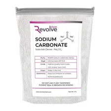 Soda Ash 5 lbs. | Pure 99.99% Sodium Carbonate-Washing Soda, USP Grade, Non GMO