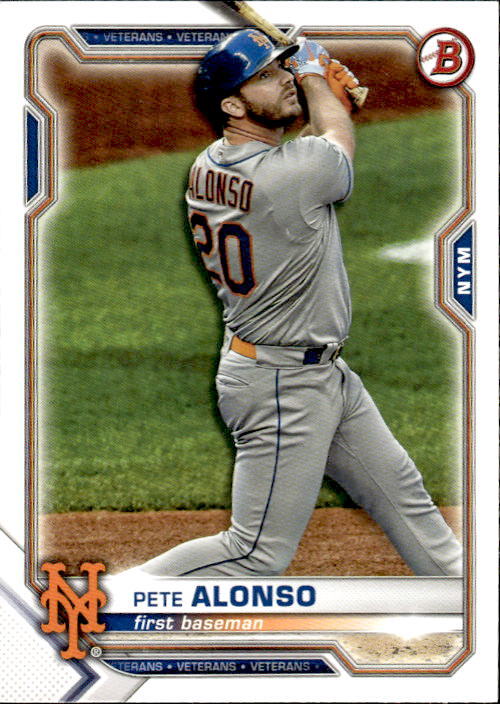 Pete Alonso 2021 Bowman #86   New York Mets