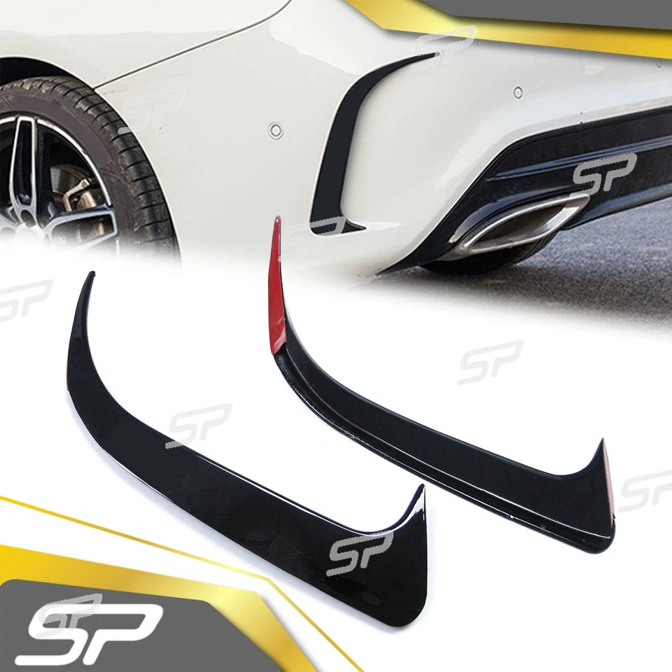 Heck Stoßstange Flaps Aero Flics für Mercedes Benz CLA C117 X117 CLA45 2013-2019