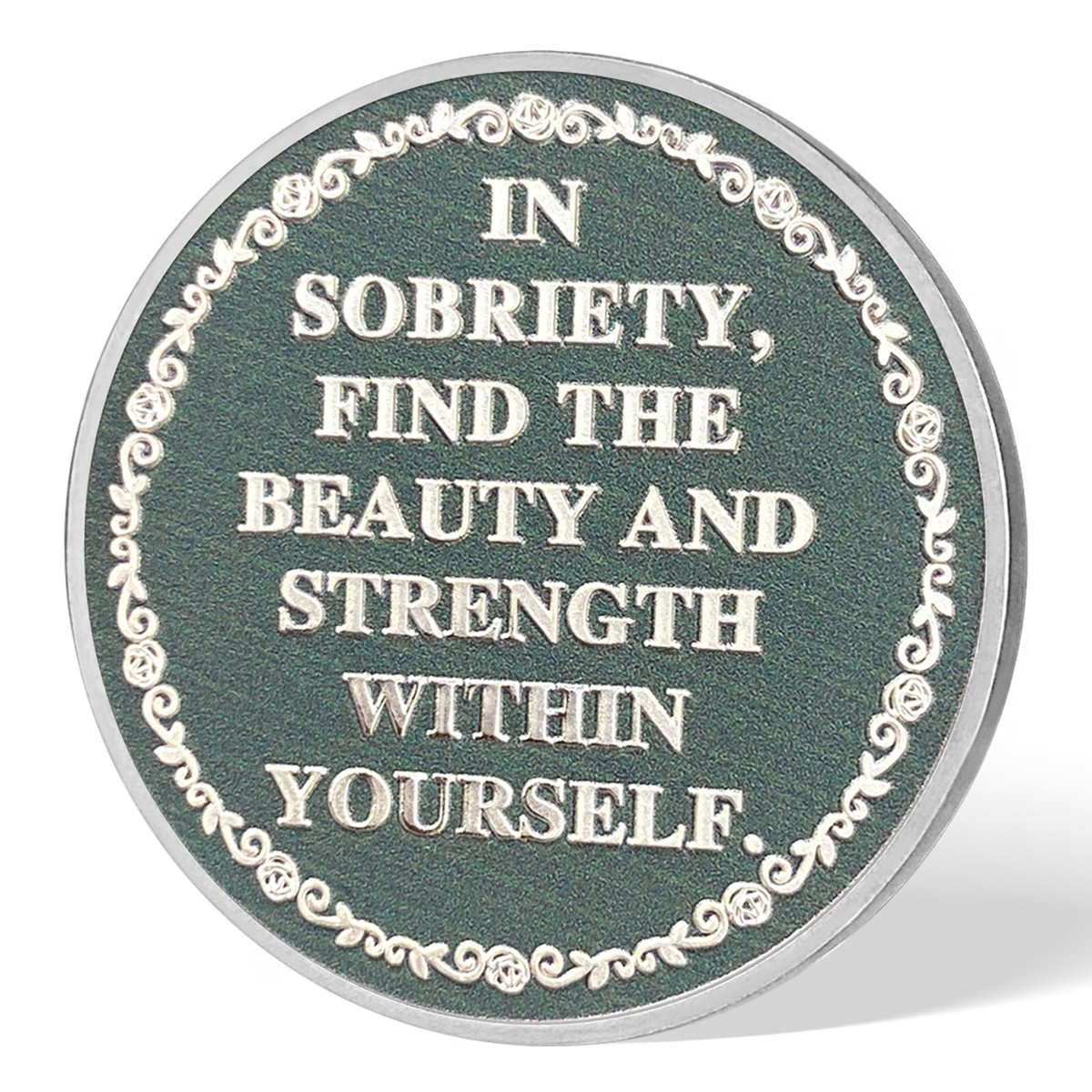 Recovery Sisters Abstinenz-Medaille - Nie Allein Münze Für Frauen In Recovery