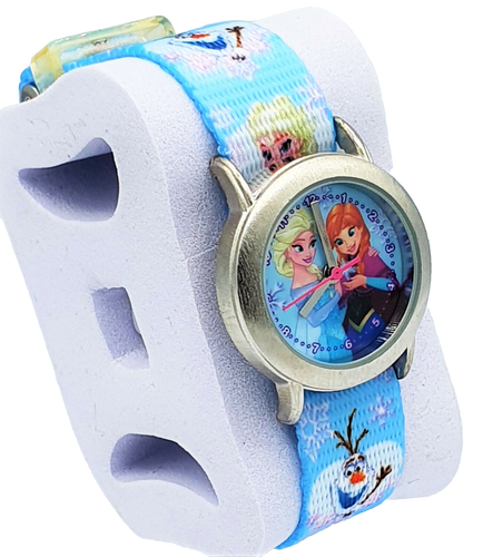 Orologio da polso per bambini ragazza orologio girl analogico Disney regina di ghiaccio Frozen Anna ed Elsa - Foto 2 di 4