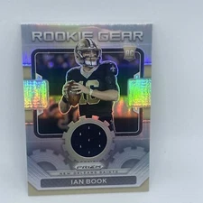 2021 Panini Prizm Rookie Gear Ian Book Patch New Orleans Saints #RG-27