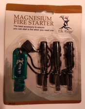 Elk Ridge 4-częściowy rozrusznik ogniowy 4" CAŁKOWITY MAGNEZ nowy w opakowaniu