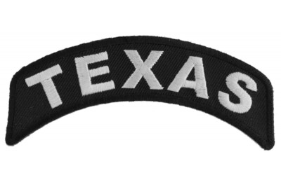BRAND NEW TEXAS STATE ROCKER BIKER IRON ON PATCH