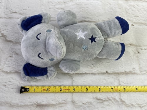 Bananafish Gray Elephant Plush Blue 8" Stuffed Animal Toy Baby Lovey - Picture 2 of 9