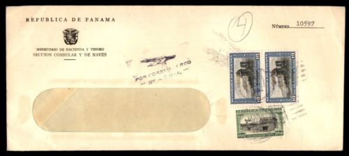 Mayfairstamps Panama 1940s Consular Service airmail Cover aaj_74349 - Photo 1 sur 2