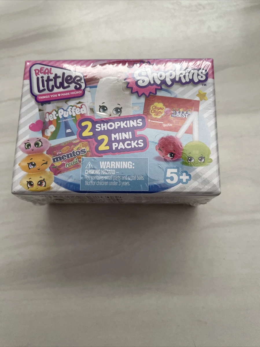 NEW Shopkins Real Littles Snack Time 2 pack RARE find eBay
