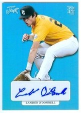 LANDON O'DONNELL PLATINUM JUST GEMS AUTOGRAPH /8 LEAF PERFECT GAME NATIONAL 2022