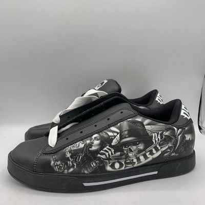 OSIRIS Serve OG Shoes Mens Size 9.5 Abel Creations Chicano Low Rider Skull Skate