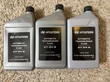 3 QTS Hyundai Genuine Automatic Transmission Fluid SP4-M OEM 00232-19057