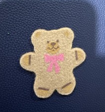 Playskool Dollhouse Felt Teddy Bear For 2.5" Baby Doll For Loving Family