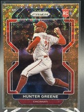 2022 Panini Prizm HUNTER GREENE Bronze Donut Circles Disco /40 #88 (RC)