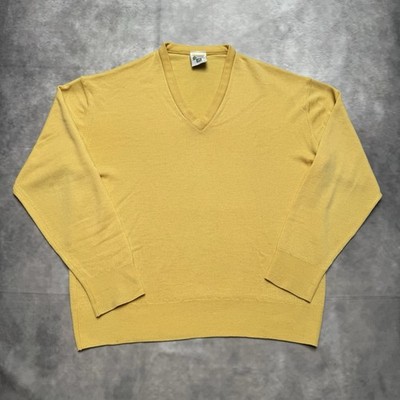 Sherwood Herren Wollpullover Gr. 52 Lambswool Made in England Vintage #Z6-18